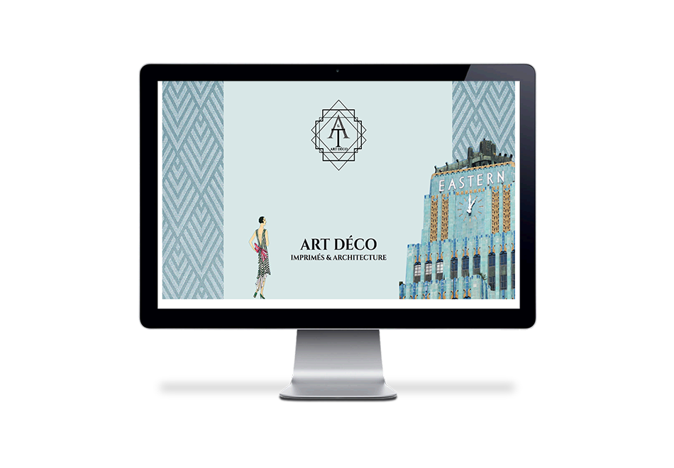 Projet d'examen de fin d'année sur un parallèle entre imprimés et architecture Art déco